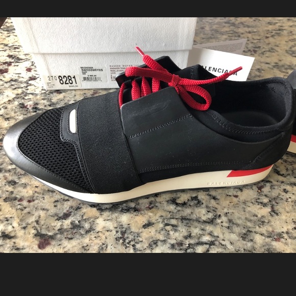 **SOLD**Balenciaga Men’s Race Runner Sneaker US 10 - Picture 1 of 8